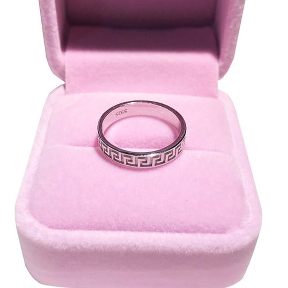 Unsex Brand New 925 Silver Ring Wedding Ring Engagement Ring R019 - Picture 5 of 5